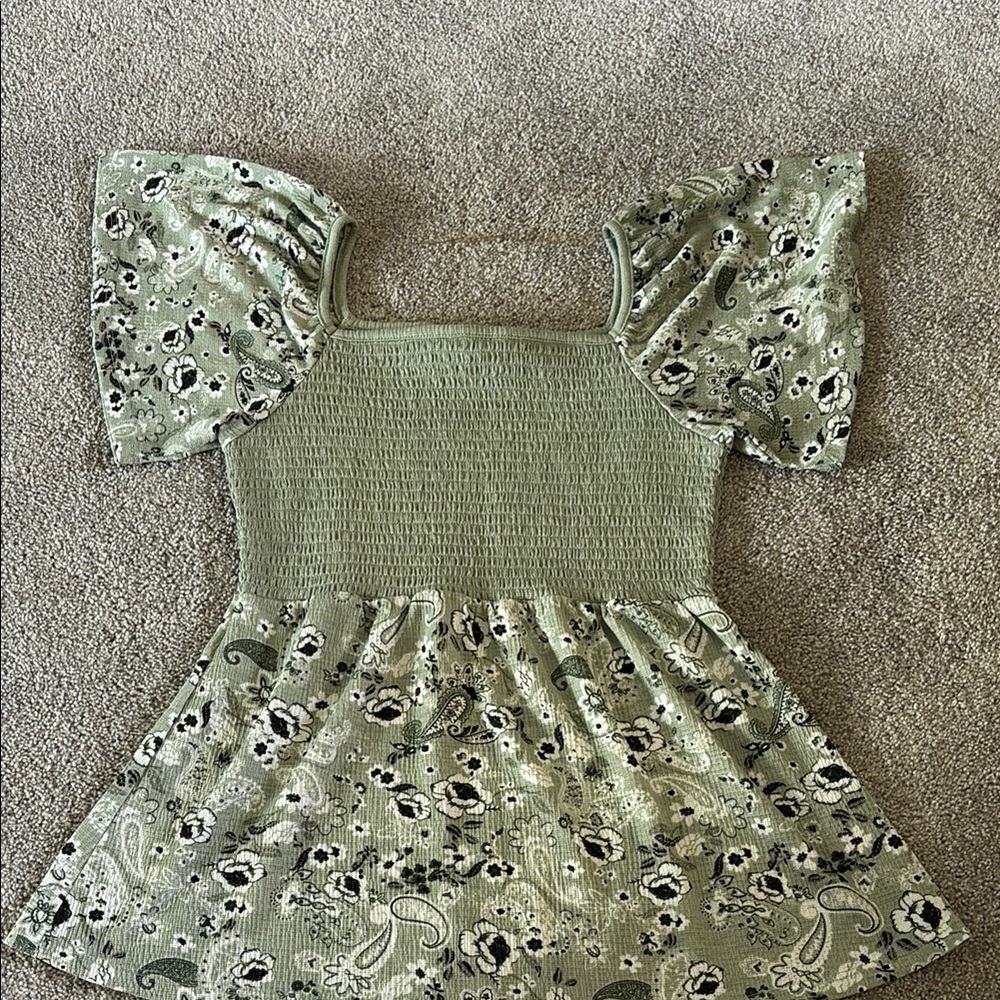 Floral Puff Sleeve Top